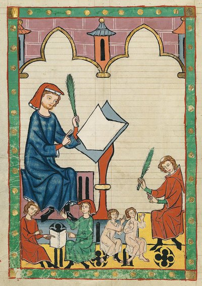 The Schoolmaster of Esslingen by Meister des Codex Manesse